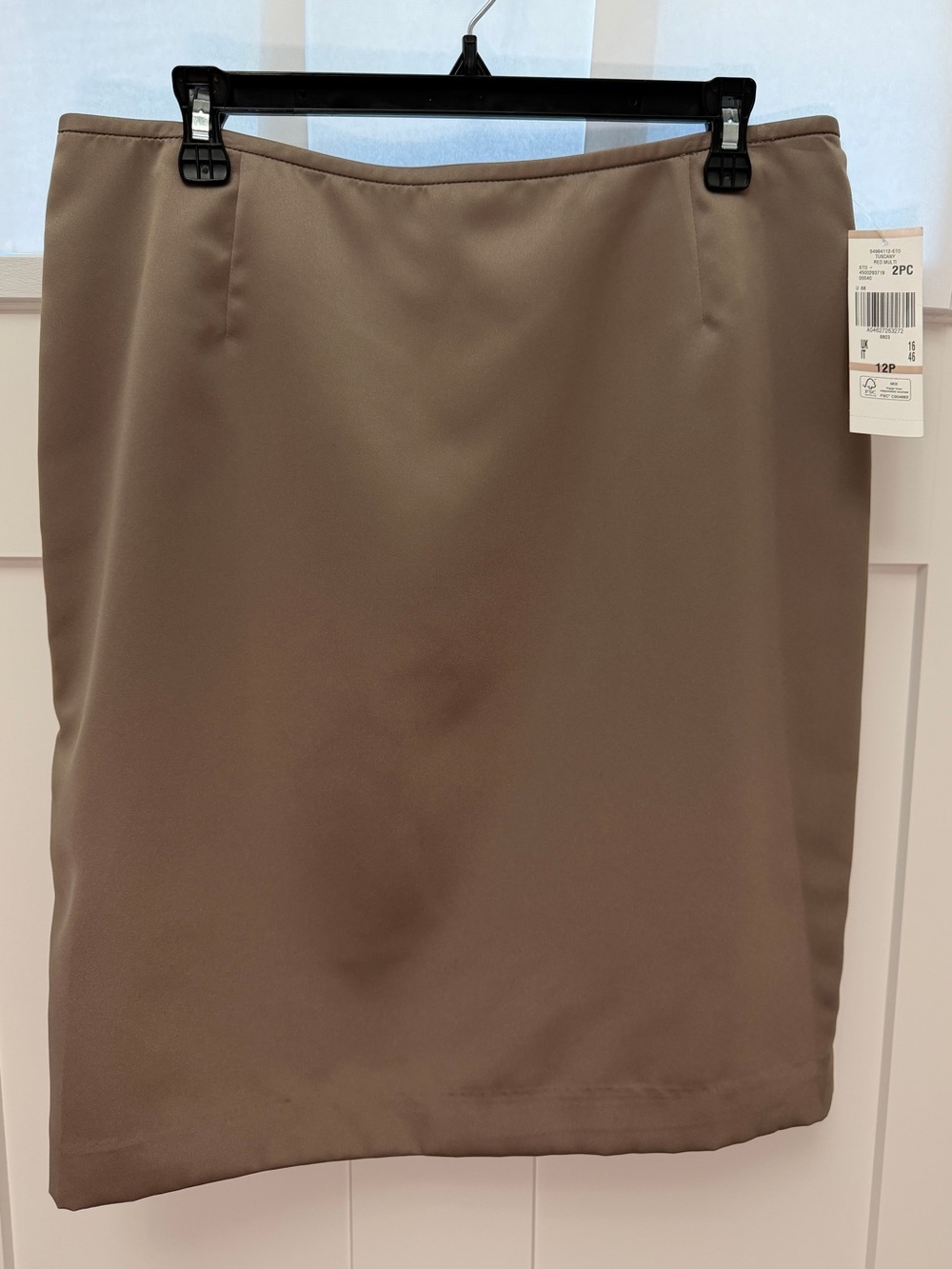 Kasper Classic Straight Taupe Women's Skirt